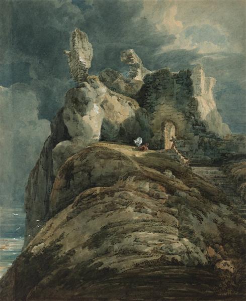 Click to Enlarge-Esc to Close ArtWork1/Famous Painters/Thomas Girtin bamburgh-castle.jpg